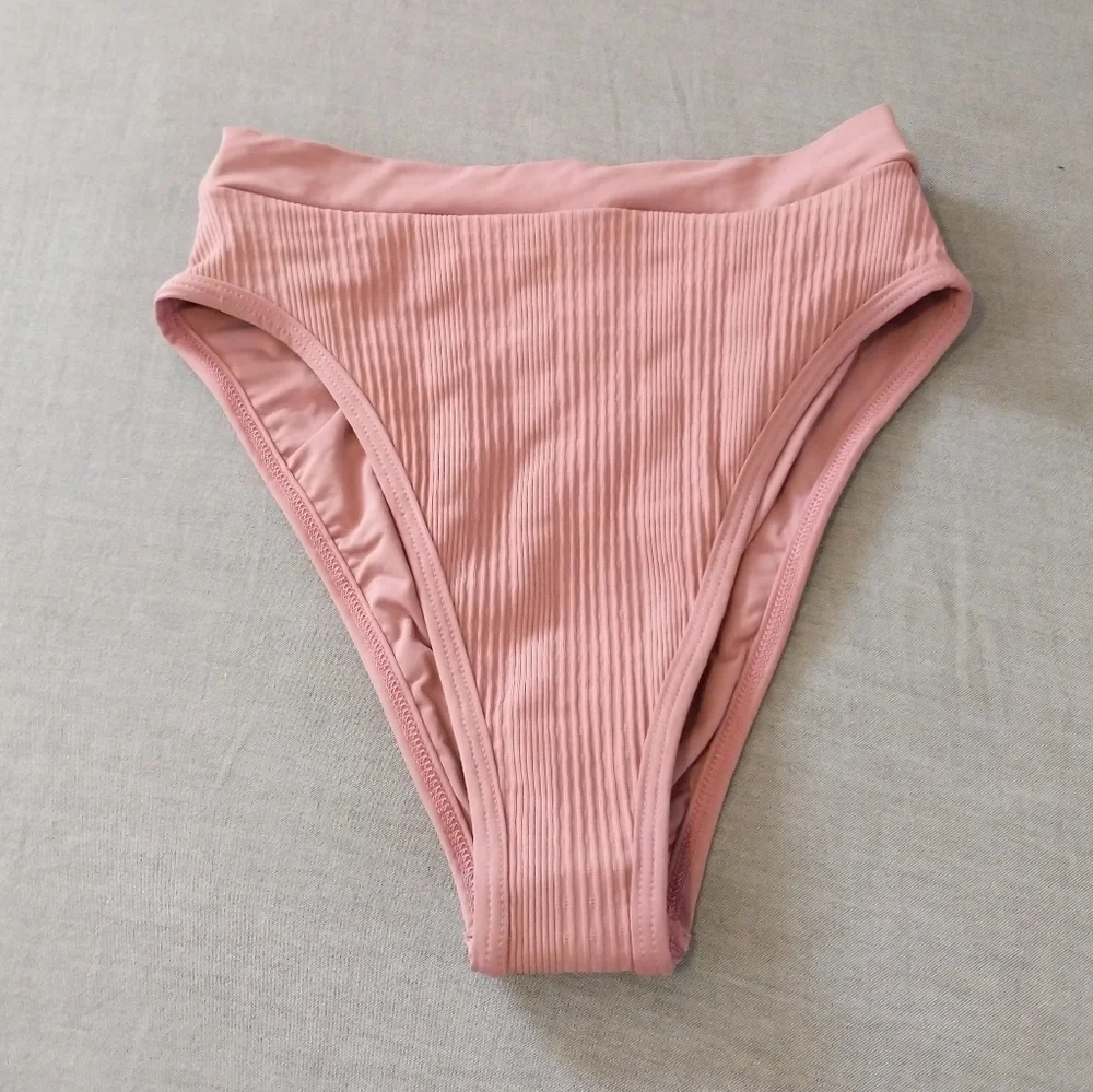 L*Space Frenchi Bikini Bottom Pointelle rib